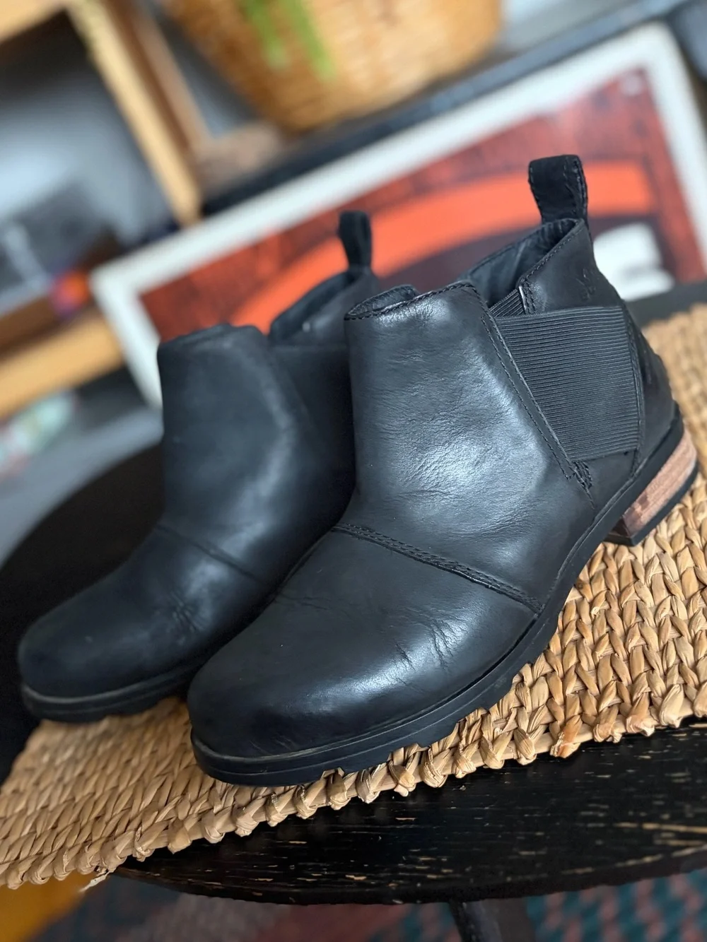 Sorel Leather Emelie Chelsea Ankle Waterproof Bootie